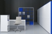 Мебель для персонала Sentida Color в декоре Голубика
